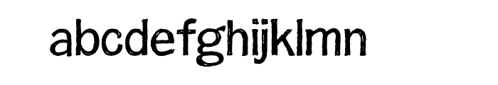 Franklin Gothic Hand Light Font LOWERCASE