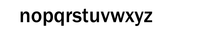 Franklin Gothic Medium OT Plus URW Font LOWERCASE