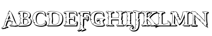 Freebooter Shadow Font UPPERCASE