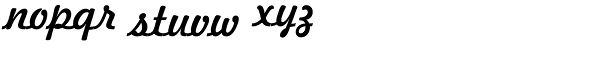 Freehand 521 Font LOWERCASE