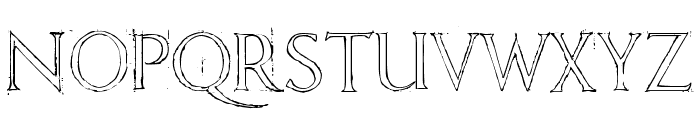 Freehand Roman Font UPPERCASE