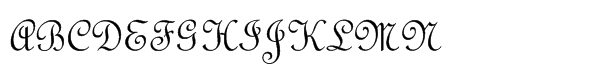 French Script™ Std Regular Font UPPERCASE