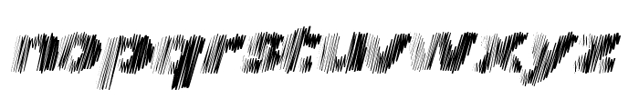 Frequency Font LOWERCASE