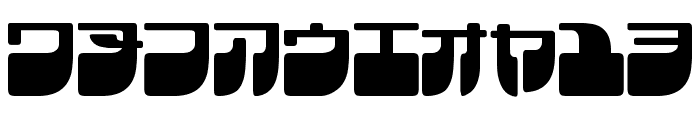 Frigate Katakana Font OTHER CHARS