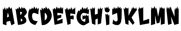 Fright Font UPPERCASE