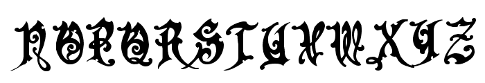 FrightWrite1 Medium Font UPPERCASE