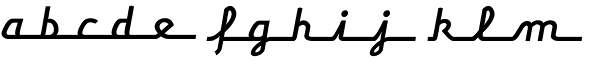 Frigidaire D Regular Font LOWERCASE