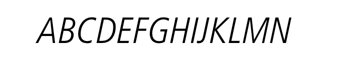 Frutiger Com 48 Condensed Light Italic Font What Font Is