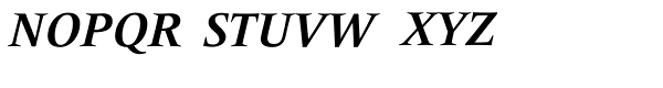 Frutiger Serif Pro Bold Italic Font UPPERCASE
