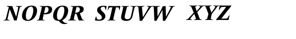 Frutiger Serif Pro Heavy Italic Font UPPERCASE