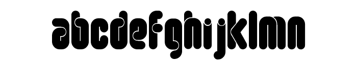 FT Roundabout round Font LOWERCASE
