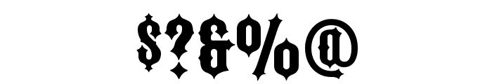 FTY IRONRIDER NCV Font OTHER CHARS