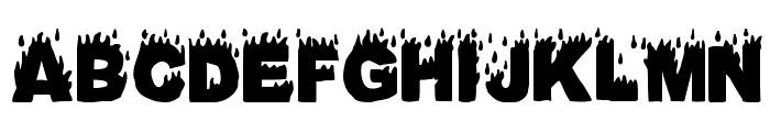 Fuego Fatuo Font LOWERCASE