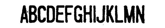 Fueled by Schlitz Font UPPERCASE