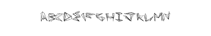 FunOrigami Font LOWERCASE
