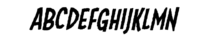 Fundead BB Italic Font UPPERCASE