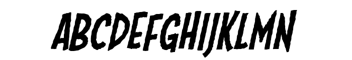 Fundead BB Italic Font LOWERCASE