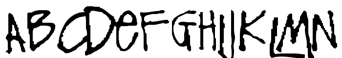 Funky Regular Font LOWERCASE