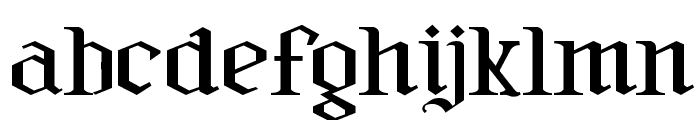 Furia & Venganza Font LOWERCASE