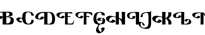 Furngilly  Simplified Font UPPERCASE
