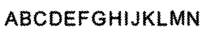 Furry Font LOWERCASE