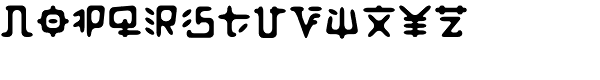 Fusaka Std Font UPPERCASE