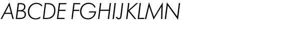 Futura BQ Light Oblique Font - What Font Is