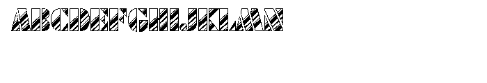 Futura Black Art Deco Stripes Diagonal D