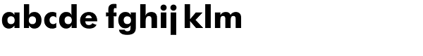Futura Bold Font LOWERCASE