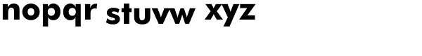 Futura Bold Font LOWERCASE