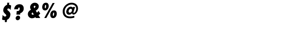 Futura Cond Extra Bold Obl Font OTHER CHARS