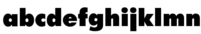 Futura Extra Black BT Font LOWERCASE