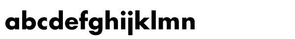 FuturaÂ® Std Bold Font LOWERCASE