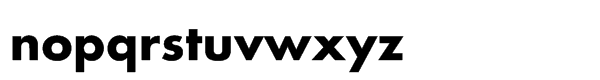 FuturaÂ® Std Bold Font LOWERCASE