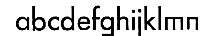 FuturaRener Regular Font LOWERCASE