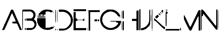 FuturePaint Font UPPERCASE