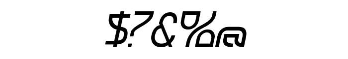 Futurex Arthur Italic Font OTHER CHARS