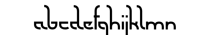 Futurex Arthur Font LOWERCASE