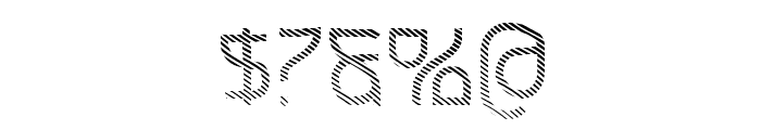 Futurex Striped Font OTHER CHARS