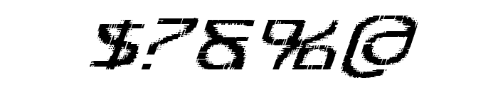 Futurex Transmaat Italic Font OTHER CHARS