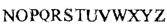 FuzzySock Thin Font UPPERCASE
