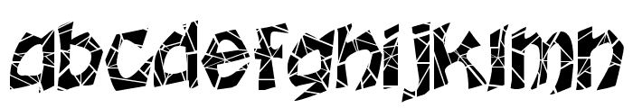 FZ JAZZY 12 CRACKED Font LOWERCASE