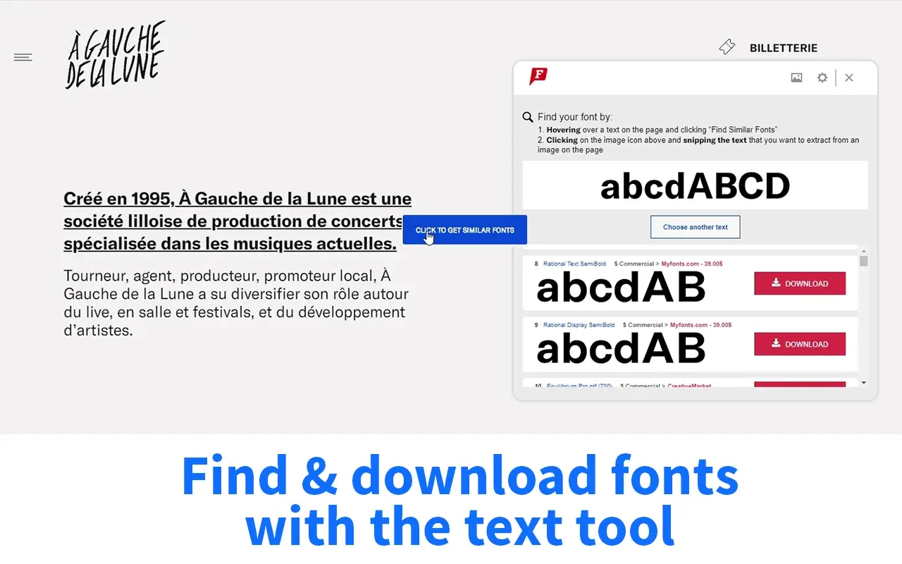 Font Identifier by WhatFontIs - Google Chrome extension