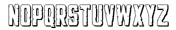 G.I. Incognito 3D Regular Font UPPERCASE