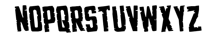 G.I. Incognito Rotated Regular Font UPPERCASE