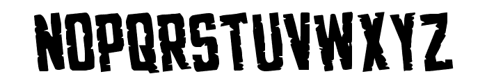 G.I. Incognito Rotated Regular Font LOWERCASE