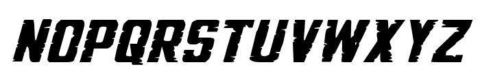 G.I. Incognito Squat Italic Font UPPERCASE
