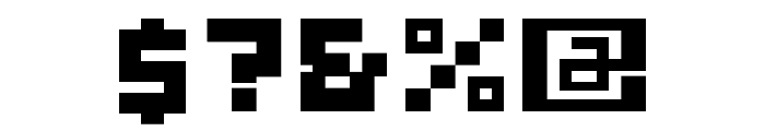 GAU_font_cube_B Font OTHER CHARS