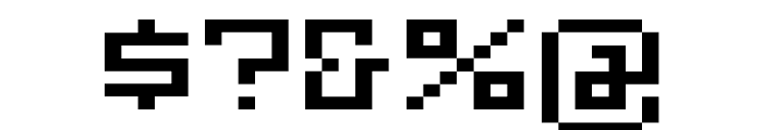 GAU_font_cube_R Font OTHER CHARS