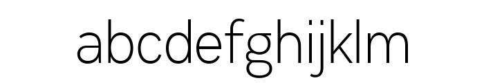 Gabriel Sans Condensed Light Font LOWERCASE